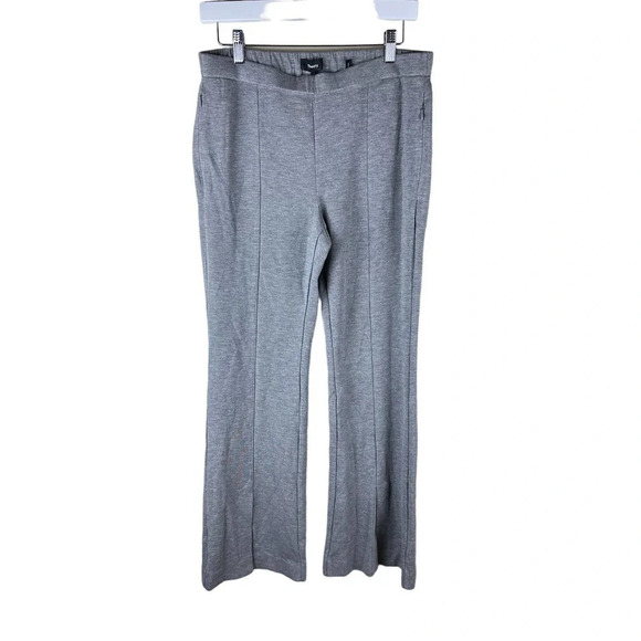 Theory Gray Slit Demitria Pull On Double Knit Jersey Women’s 10 - Picture 4 of 11